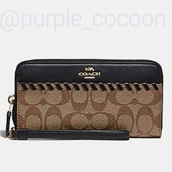 Coach Handbags - Coach Accordian Wallet with Whipstitch